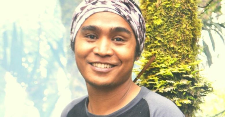 Ikhwal atau akrab di panggil Awal dari Komunitas Pendaki Gunung Indonesia Wanacipta